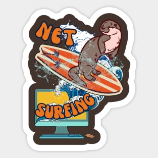 Net Surfing - Web surfing Sticker